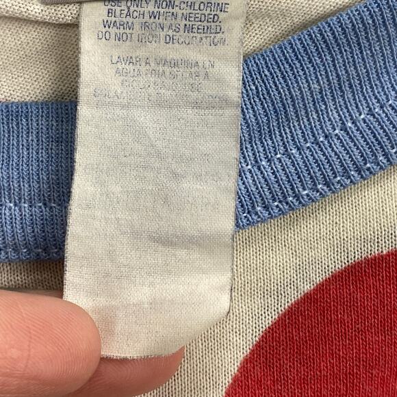 Vintage Disney Mickey Co Womens One Size Dot 90s Sleep Shirt Dress - Picture 6 of 8